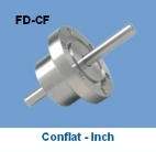 FD-CF Solid Shaft - Conflat Mount / Inch